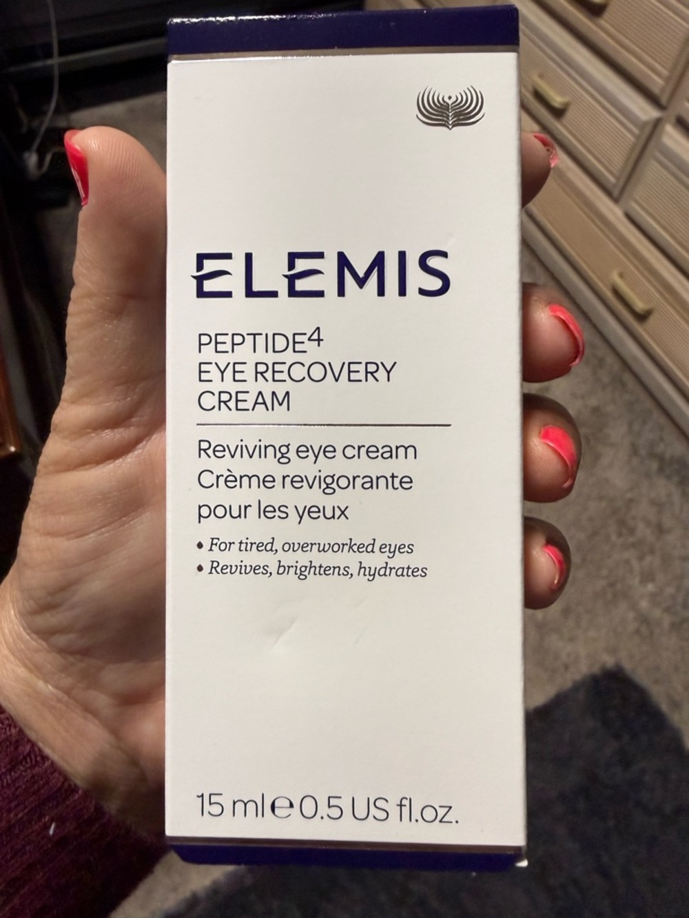 ELEMIS Peptide4 Eye Recovery Cream - White and Navy
